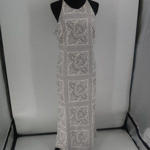 en Saison Black White Maxi Dress Size Medium NWT